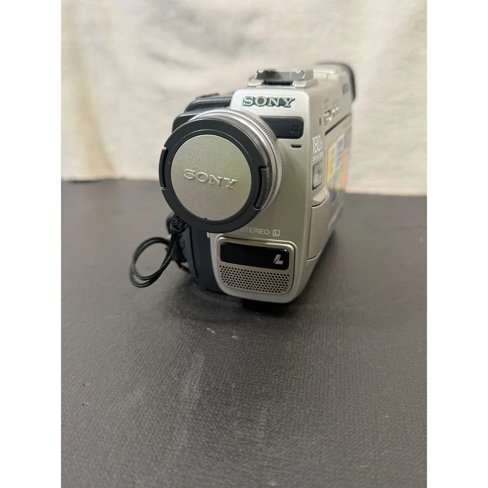 Sony Camcorder Silver Vintage DCR-TRV9 Handycam MiniDV Parts Repair